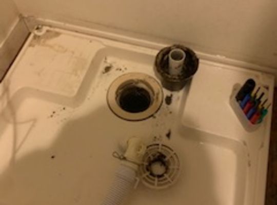 洗濯機の排水口