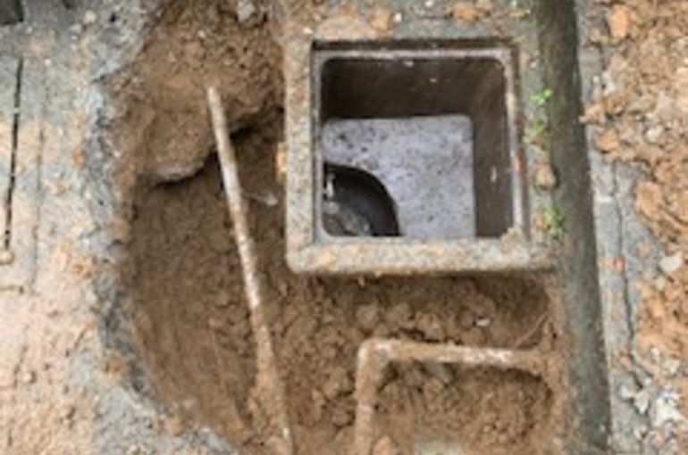 神奈川県横浜市泉区で下水の排水桝を交換しました