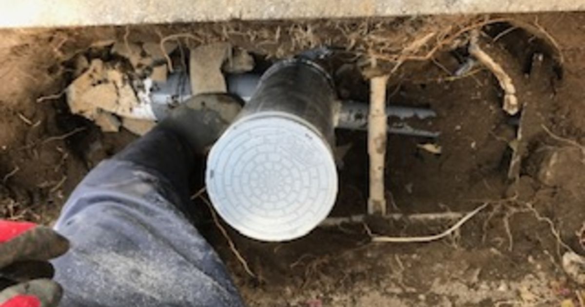 横浜市都筑区でコンクリート桝を塩ビ桝に交換しました